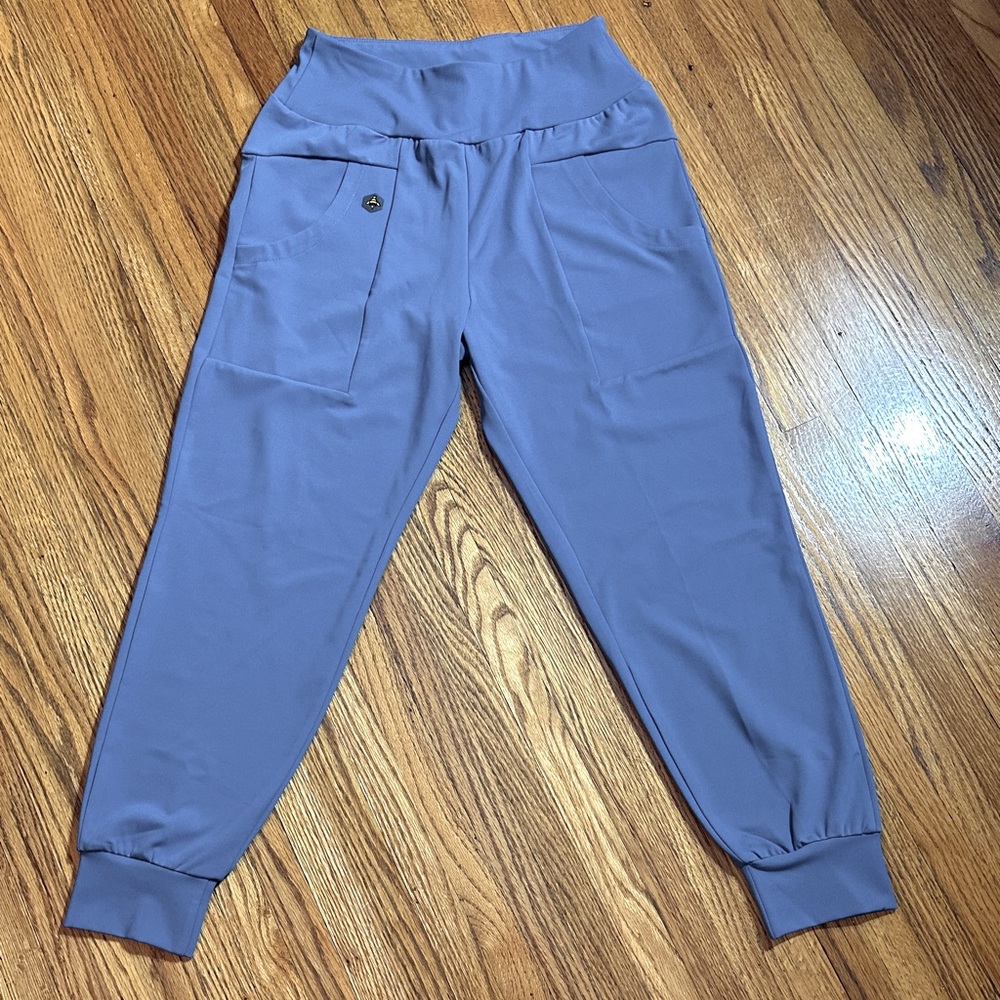 Blue Scrub Pants, no brand, Excellent Condition, Size Small, used by nurses